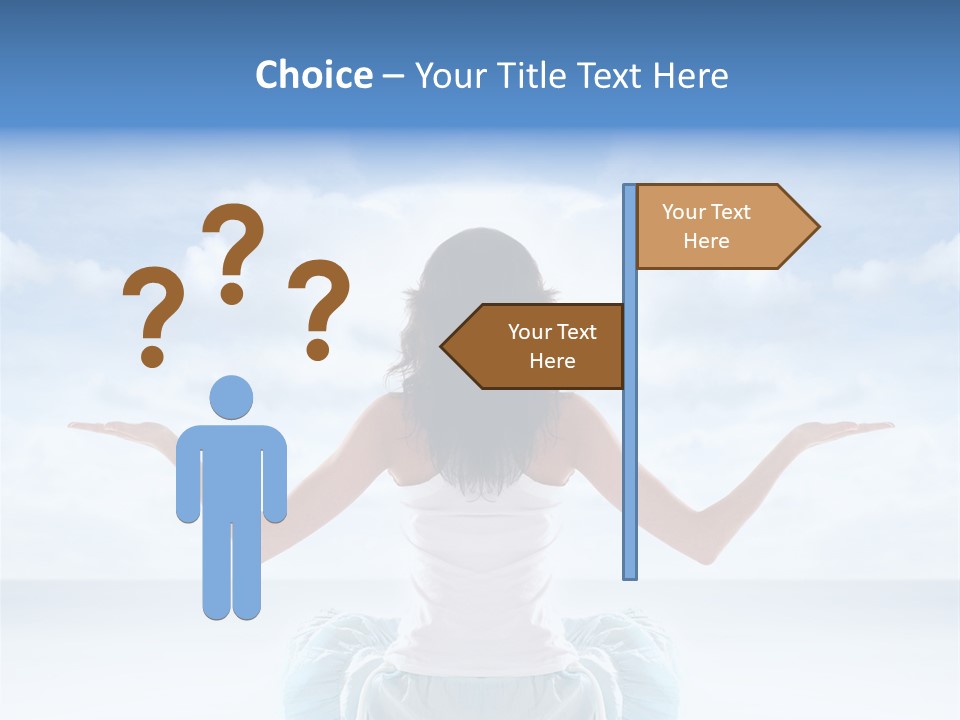 Young Relax Beauty PowerPoint Template