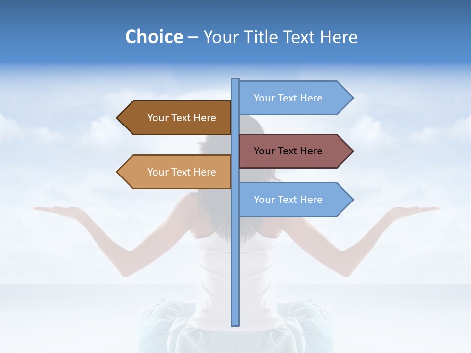 Young Relax Beauty PowerPoint Template