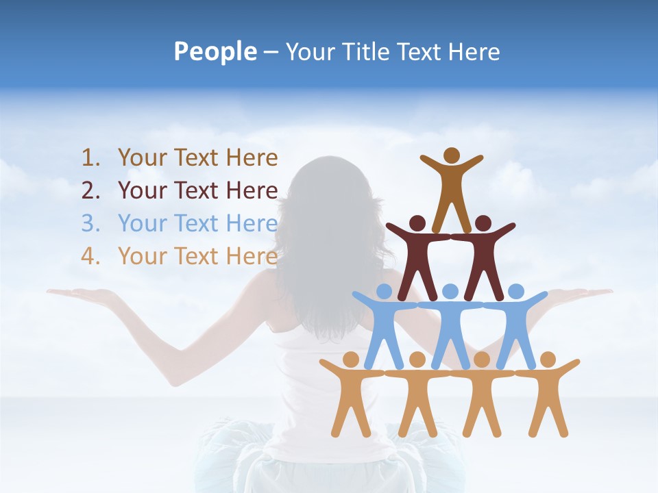 Young Relax Beauty PowerPoint Template