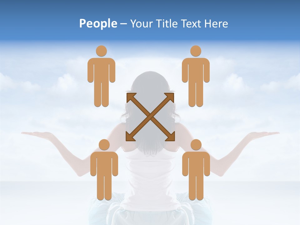 Young Relax Beauty PowerPoint Template