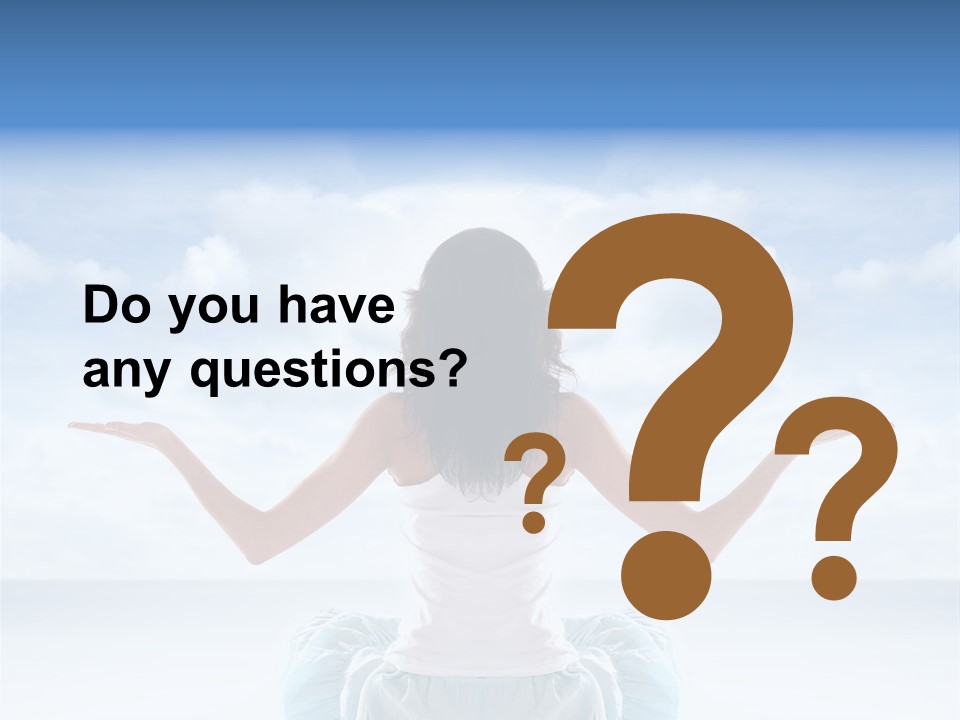 Young Relax Beauty PowerPoint Template