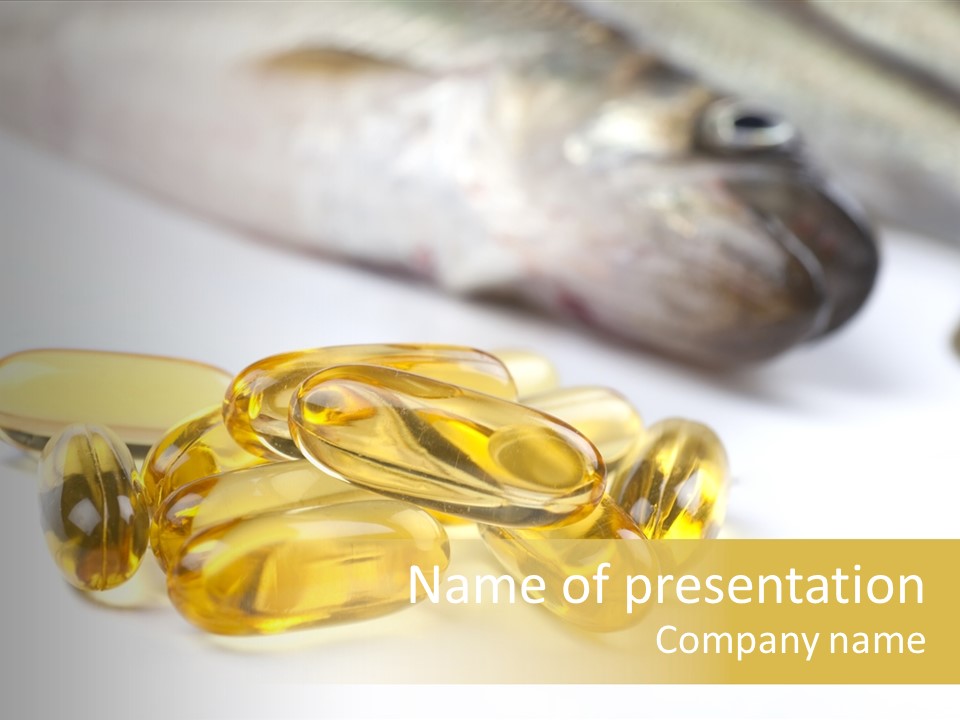 Fish Oil Capsule PowerPoint Template