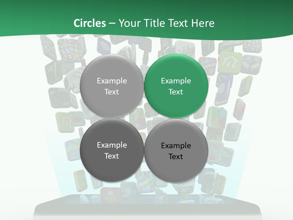Cellular Many Telecommunications PowerPoint Template