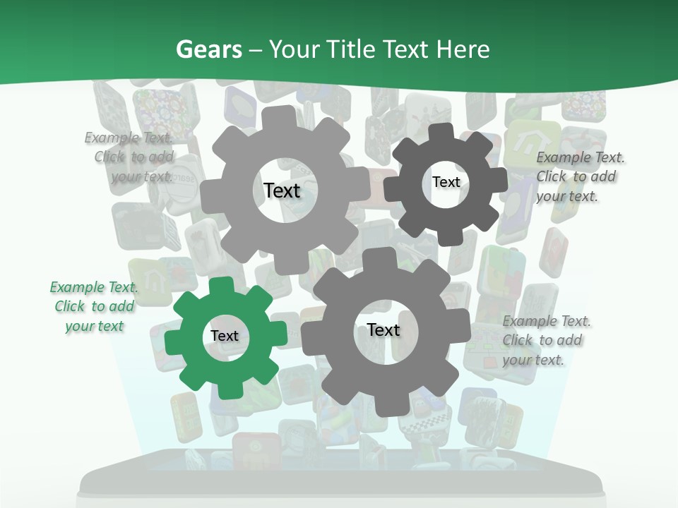 Cellular Many Telecommunications PowerPoint Template