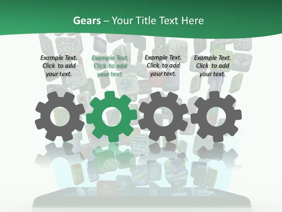 Cellular Many Telecommunications PowerPoint Template