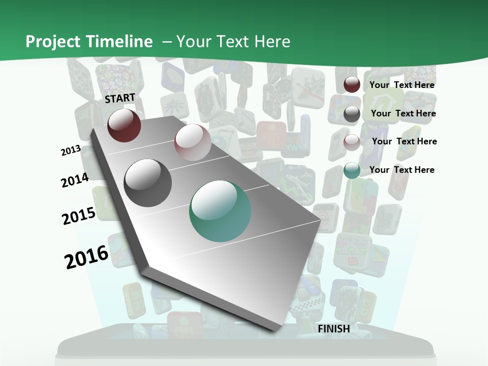 Cellular Many Telecommunications PowerPoint Template