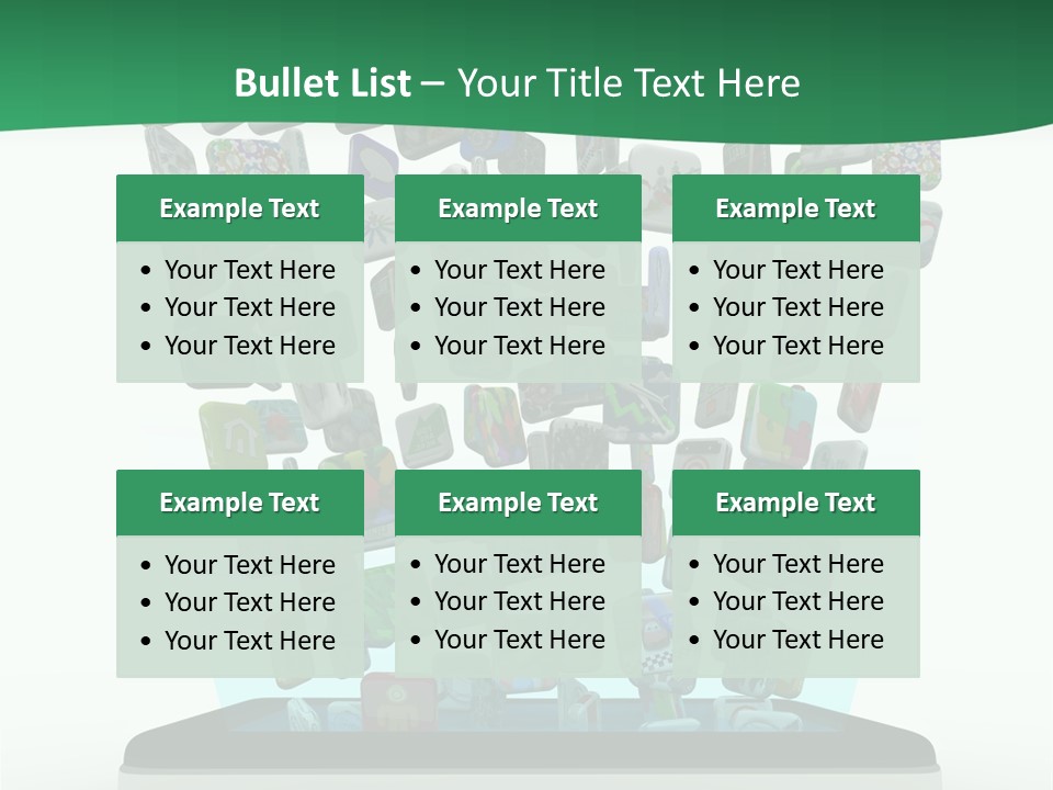 Cellular Many Telecommunications PowerPoint Template