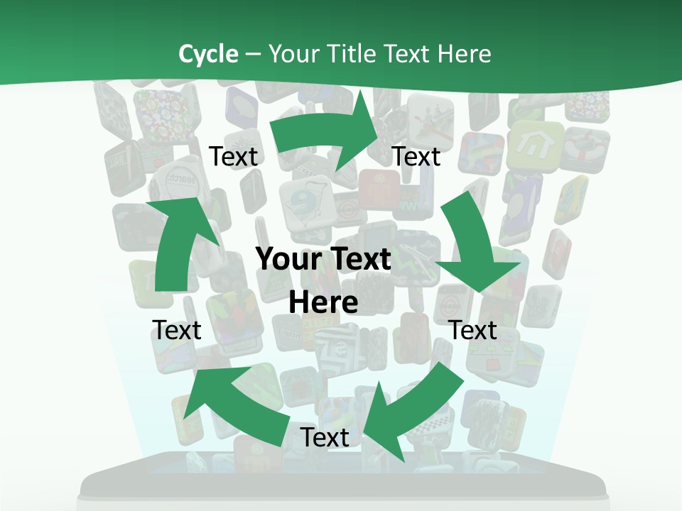 Cellular Many Telecommunications PowerPoint Template