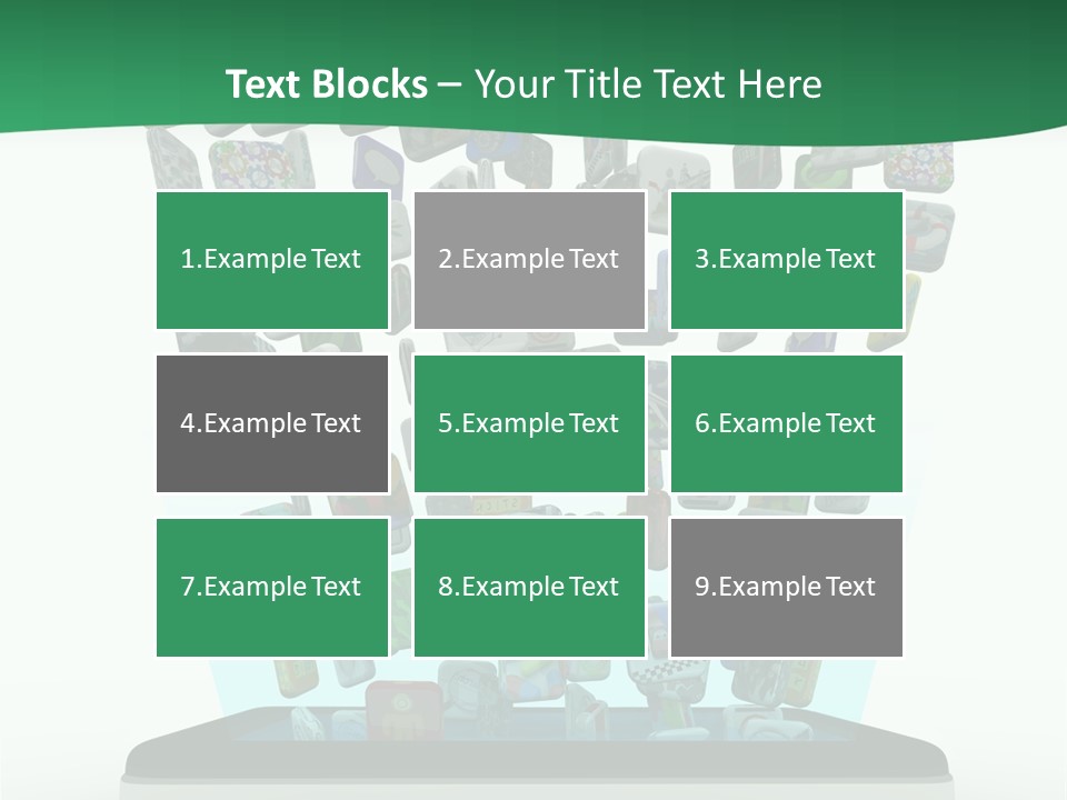Cellular Many Telecommunications PowerPoint Template