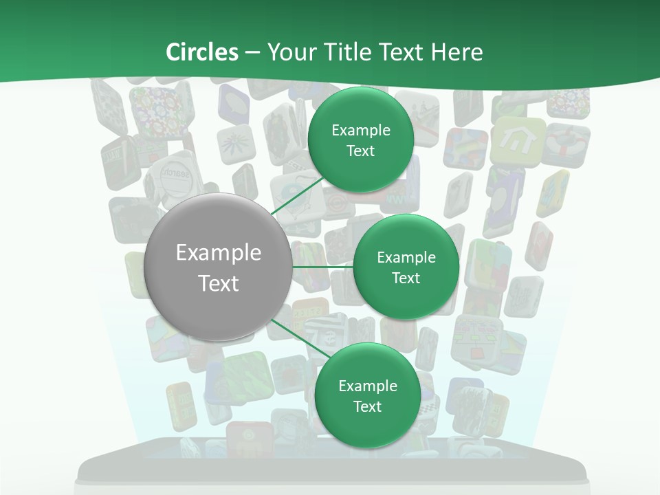 Cellular Many Telecommunications PowerPoint Template
