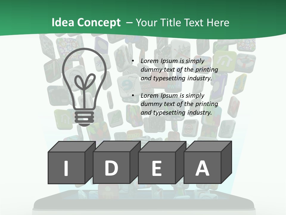 Cellular Many Telecommunications PowerPoint Template