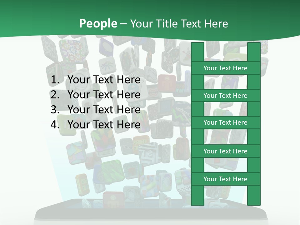 Cellular Many Telecommunications PowerPoint Template