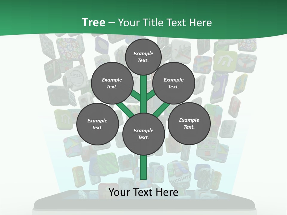 Cellular Many Telecommunications PowerPoint Template