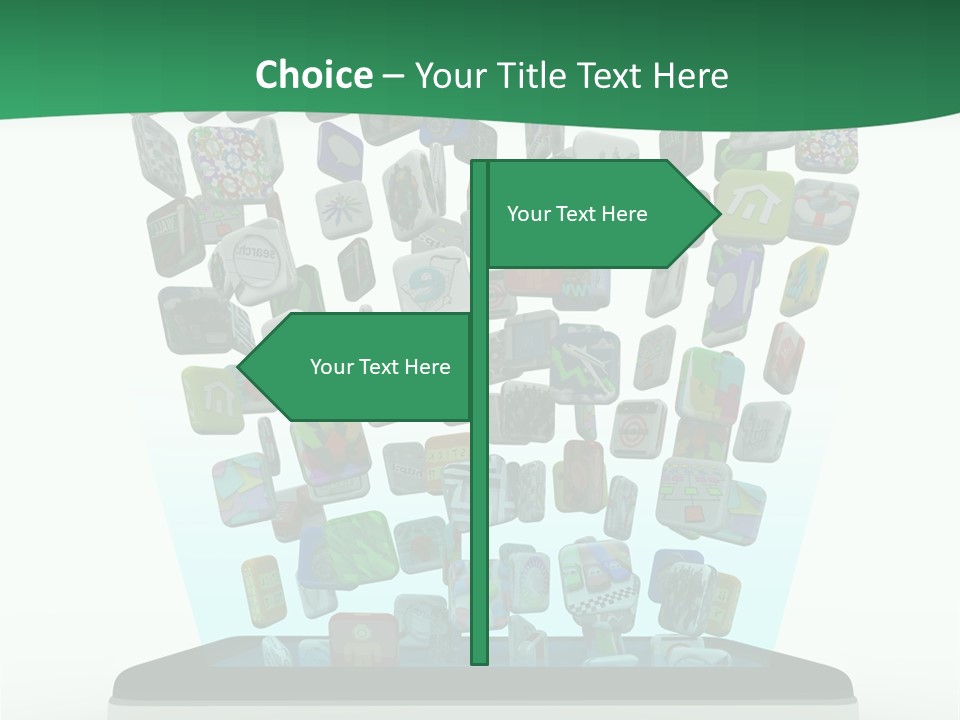 Cellular Many Telecommunications PowerPoint Template