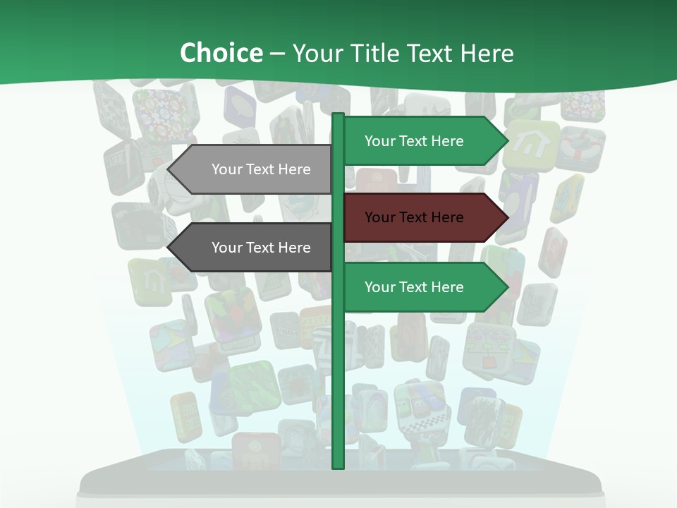 Cellular Many Telecommunications PowerPoint Template