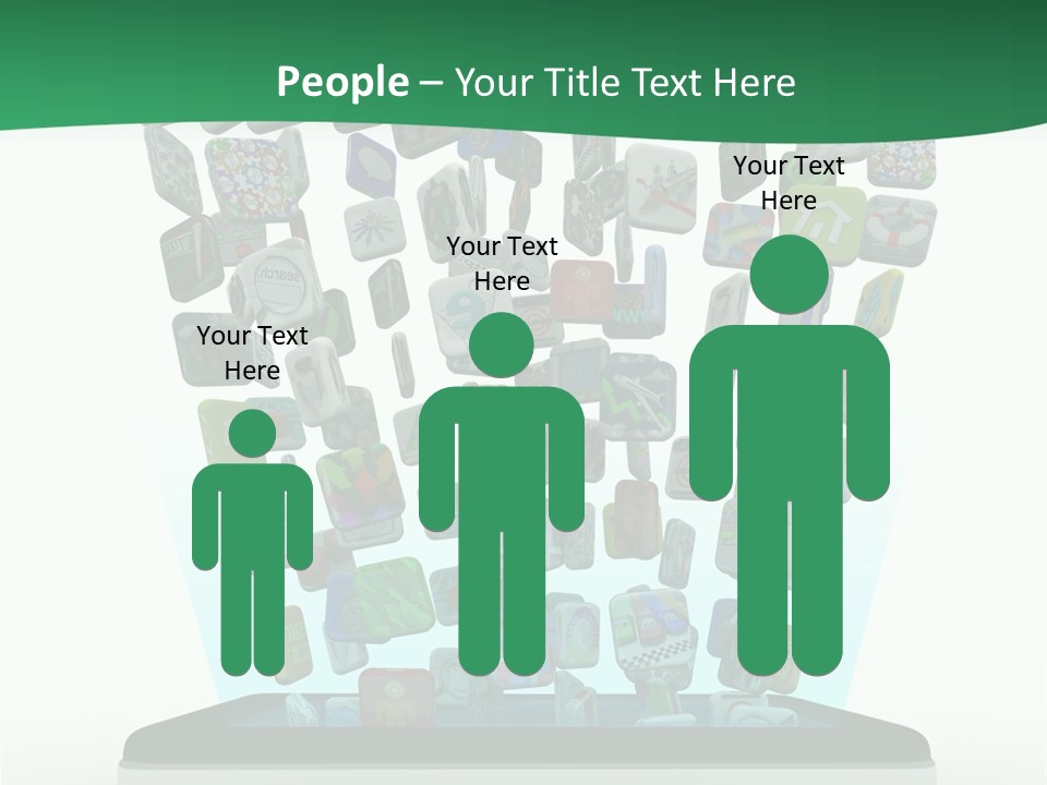 Cellular Many Telecommunications PowerPoint Template