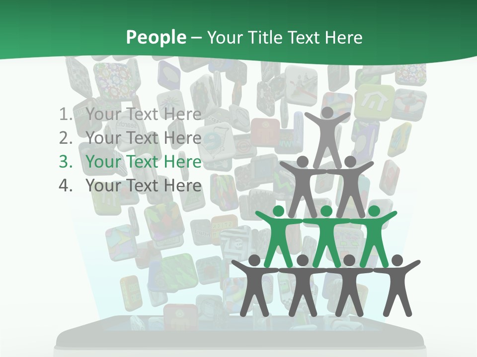 Cellular Many Telecommunications PowerPoint Template