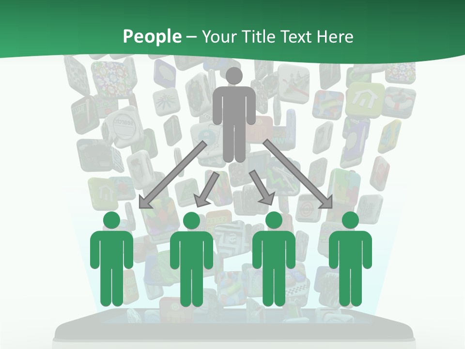 Cellular Many Telecommunications PowerPoint Template