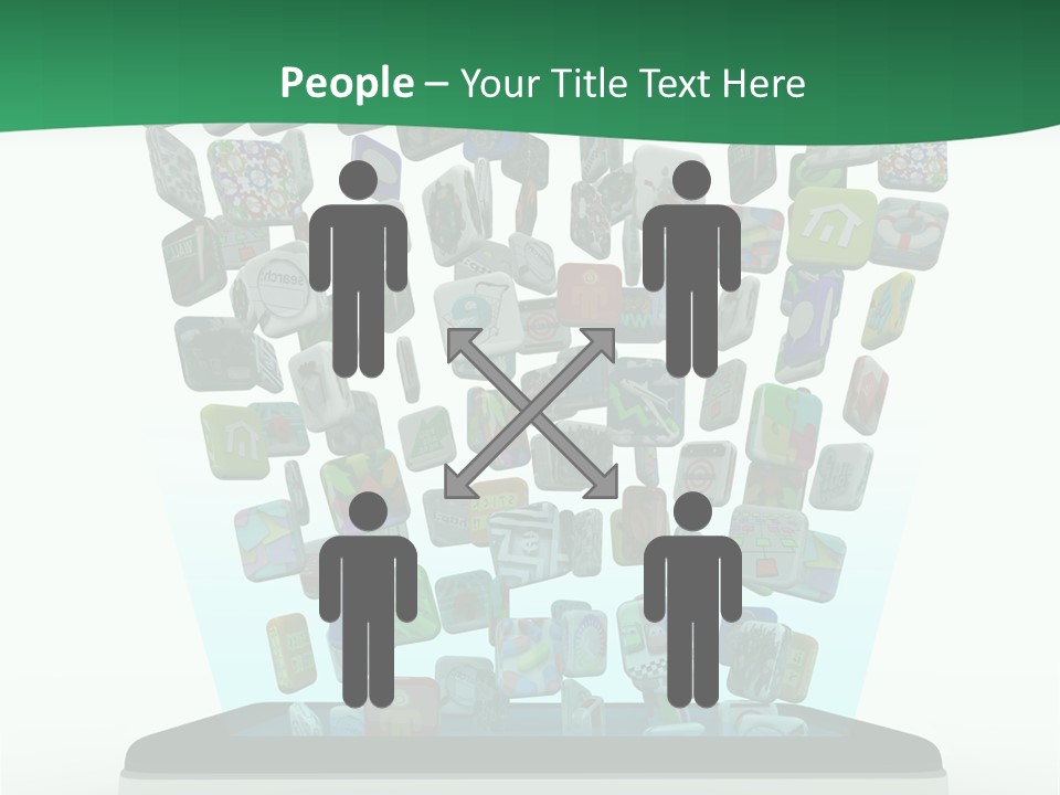 Cellular Many Telecommunications PowerPoint Template