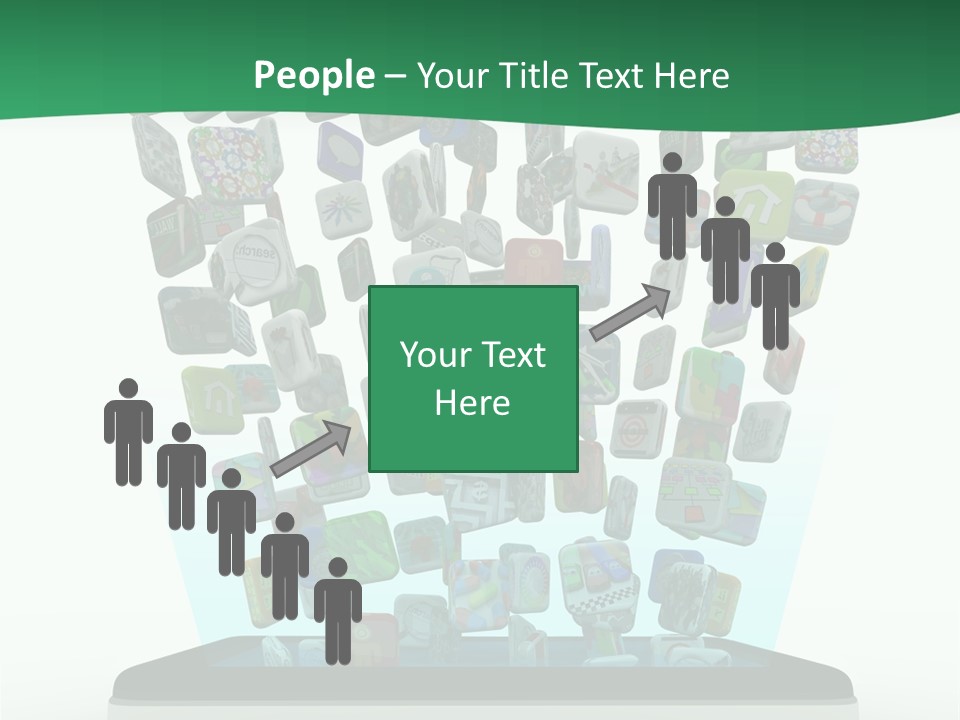 Cellular Many Telecommunications PowerPoint Template
