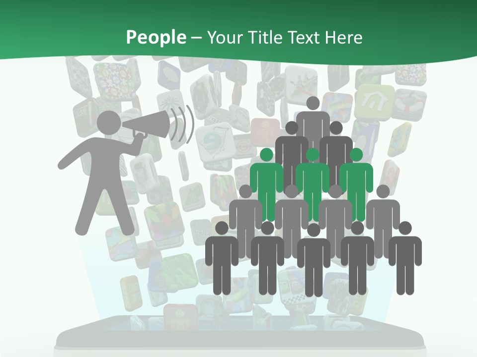 Cellular Many Telecommunications PowerPoint Template