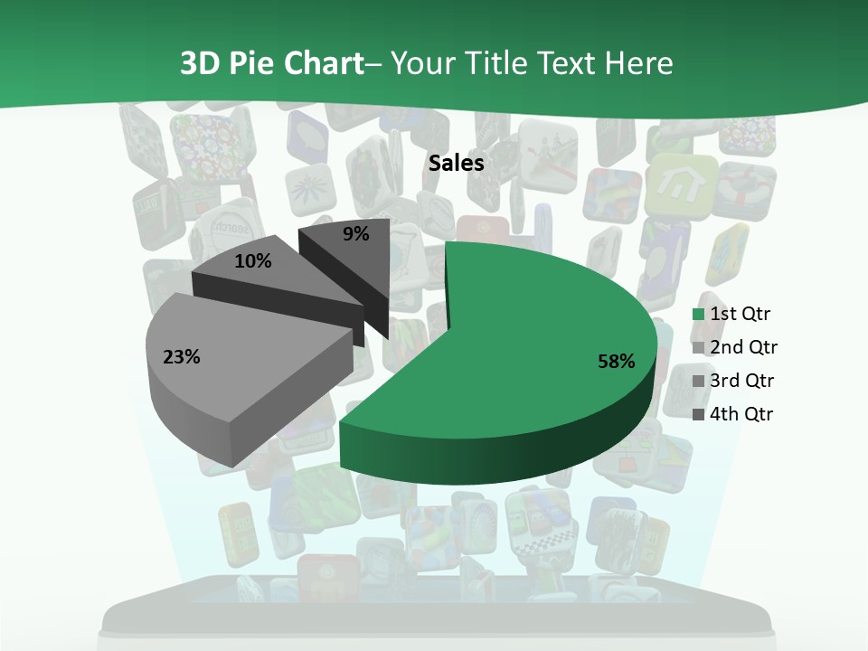 Cellular Many Telecommunications PowerPoint Template
