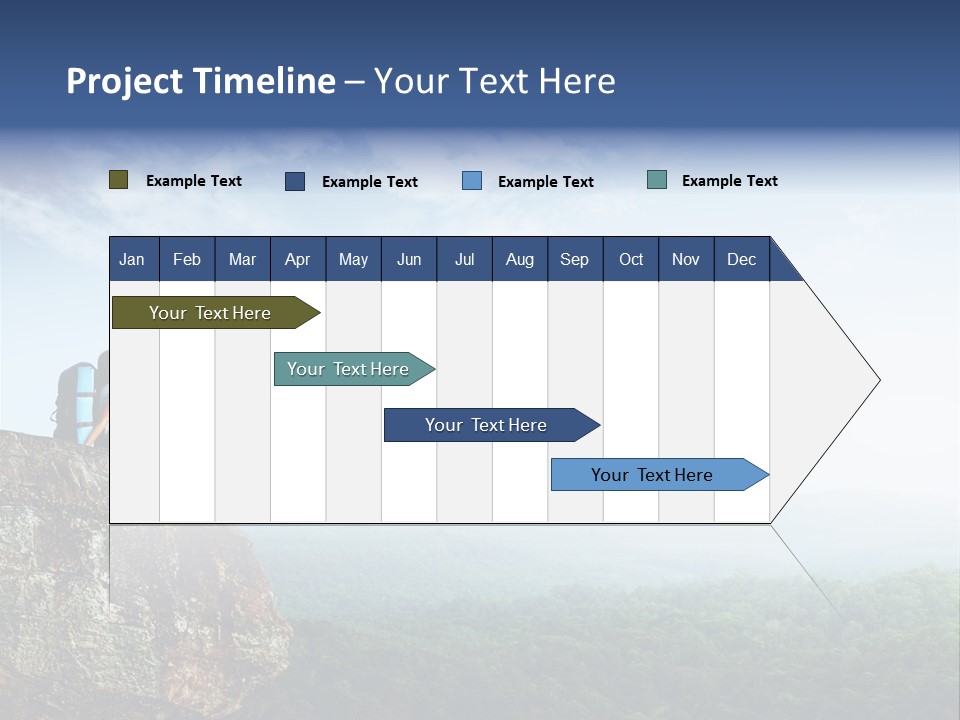 Activity Hike Sky PowerPoint Template