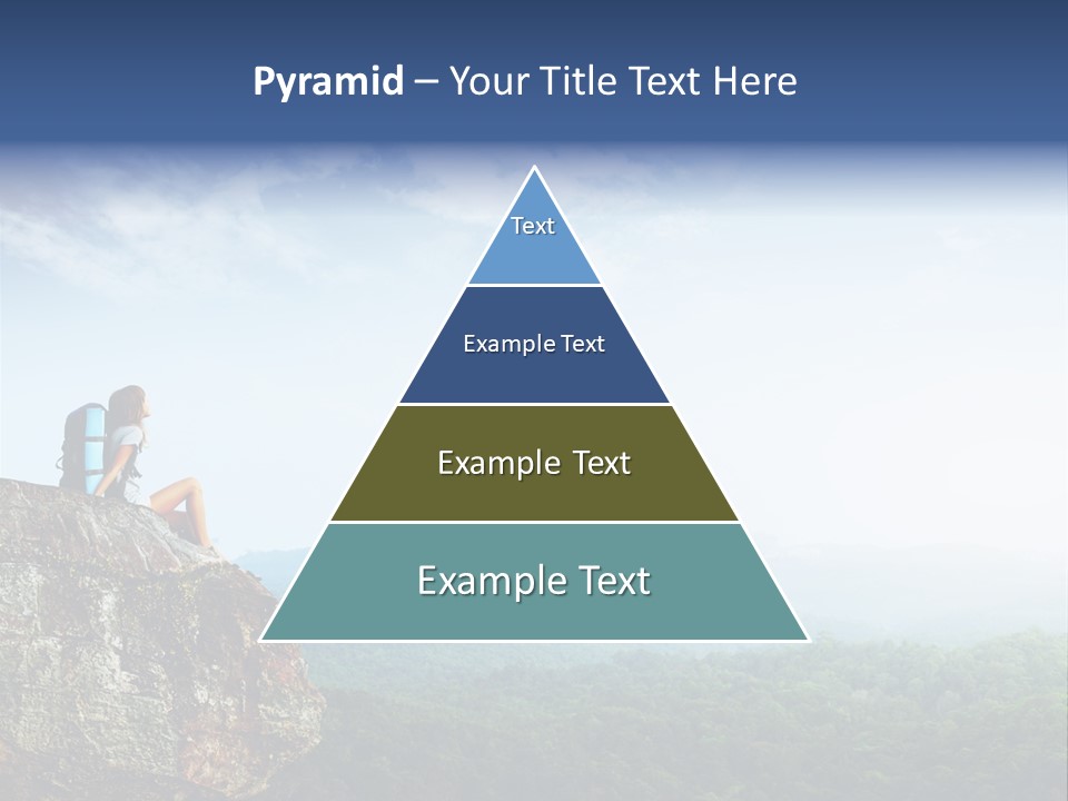 Activity Hike Sky PowerPoint Template