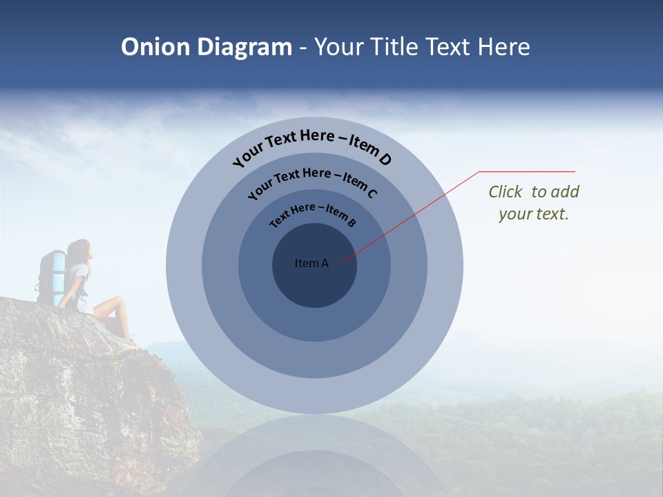 Activity Hike Sky PowerPoint Template