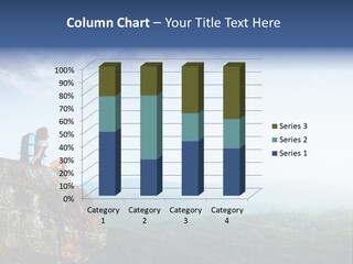 Activity Hike Sky PowerPoint Template