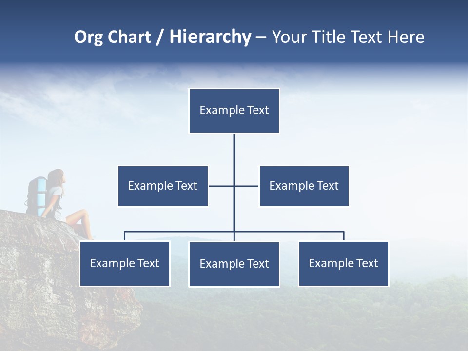 Activity Hike Sky PowerPoint Template