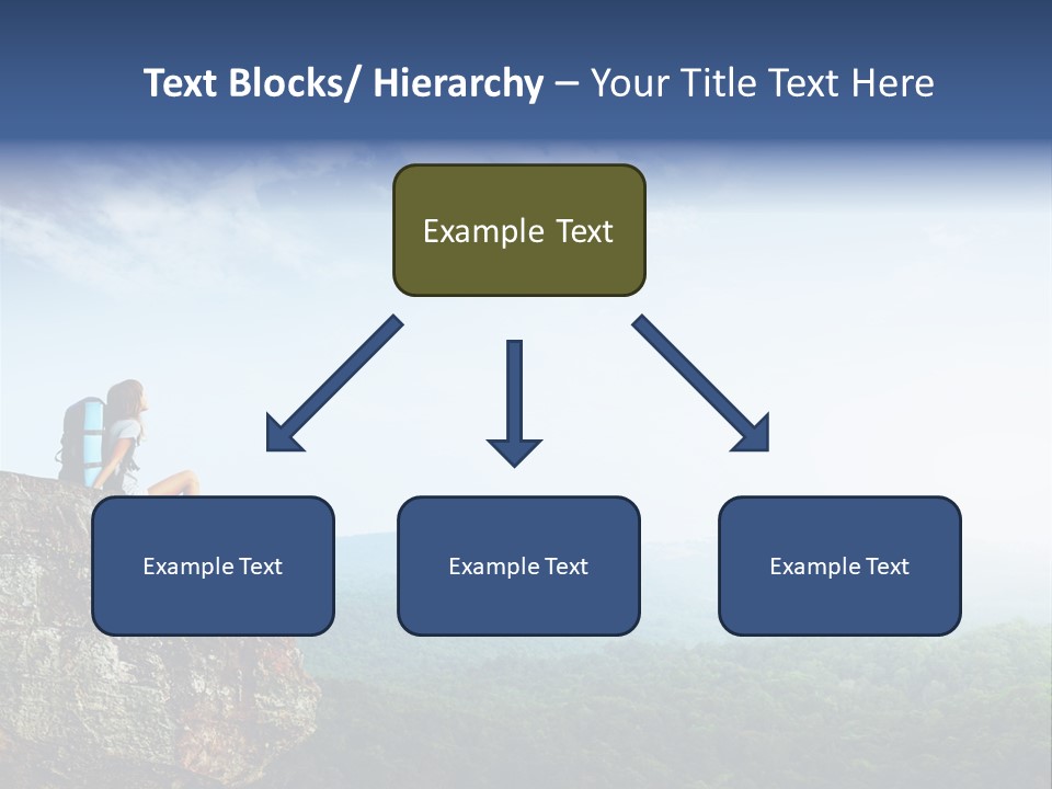 Activity Hike Sky PowerPoint Template