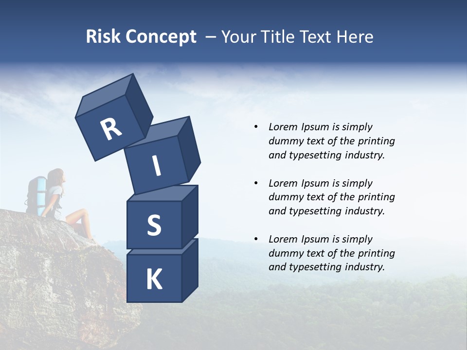 Activity Hike Sky PowerPoint Template