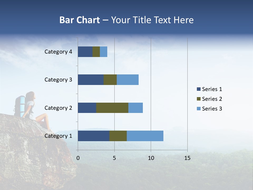 Activity Hike Sky PowerPoint Template
