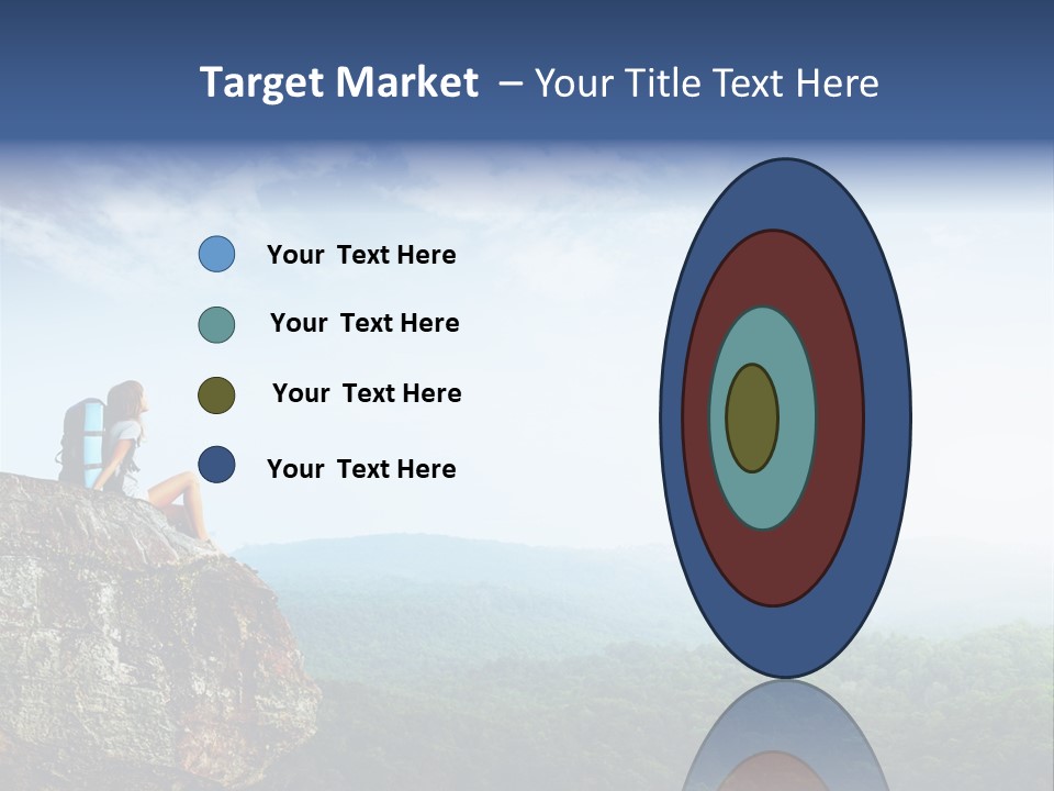 Activity Hike Sky PowerPoint Template