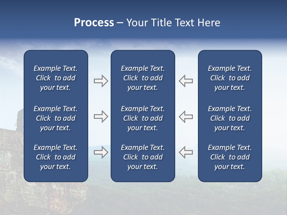 Activity Hike Sky PowerPoint Template