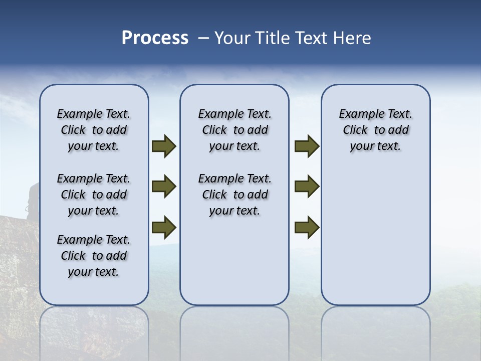 Activity Hike Sky PowerPoint Template