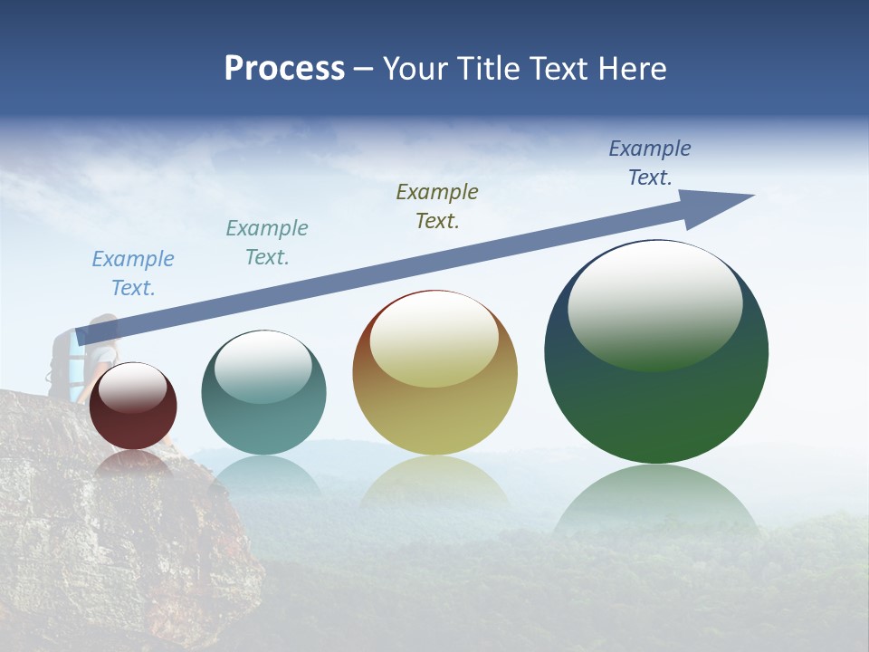 Activity Hike Sky PowerPoint Template