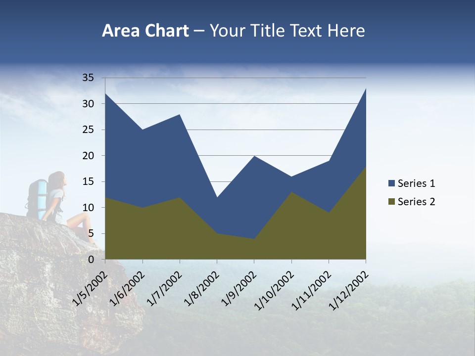 Activity Hike Sky PowerPoint Template