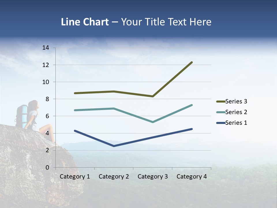 Activity Hike Sky PowerPoint Template