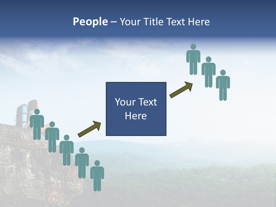 Activity Hike Sky PowerPoint Template