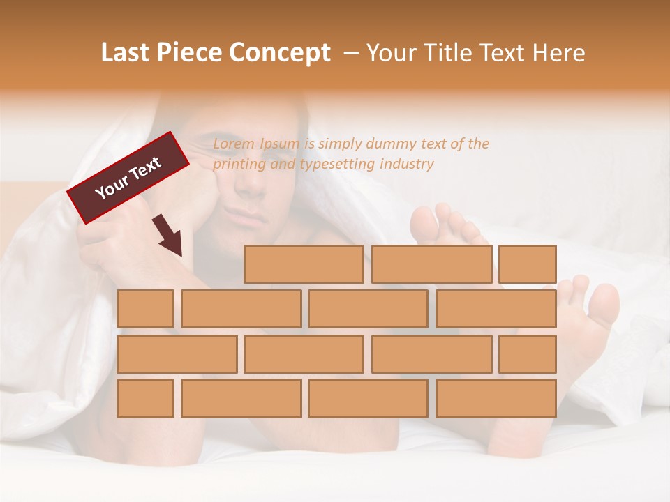 Man Depressed Boyfriend PowerPoint Template
