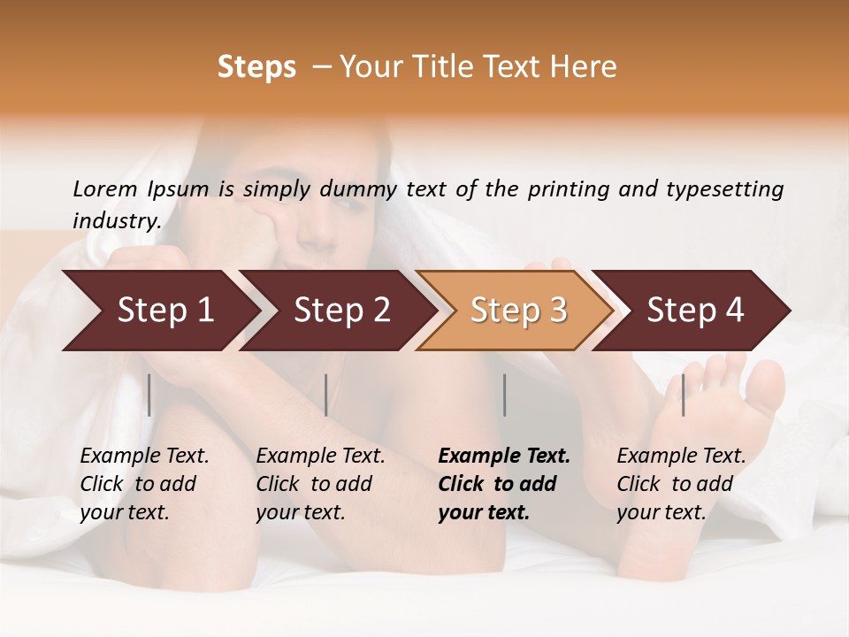 Man Depressed Boyfriend PowerPoint Template