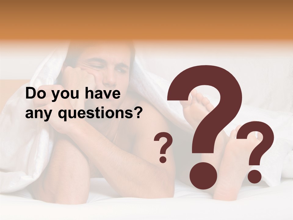 Man Depressed Boyfriend PowerPoint Template