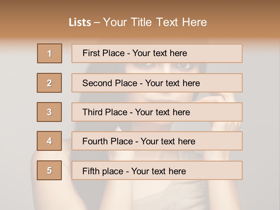 Studio Charming Shoulder PowerPoint Template