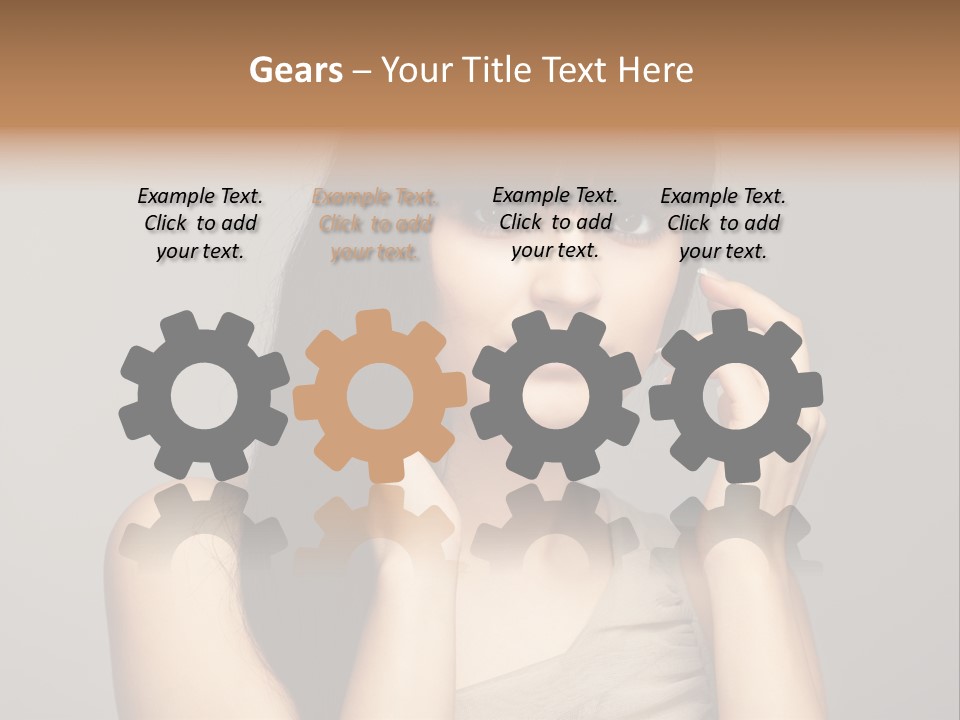 Studio Charming Shoulder PowerPoint Template