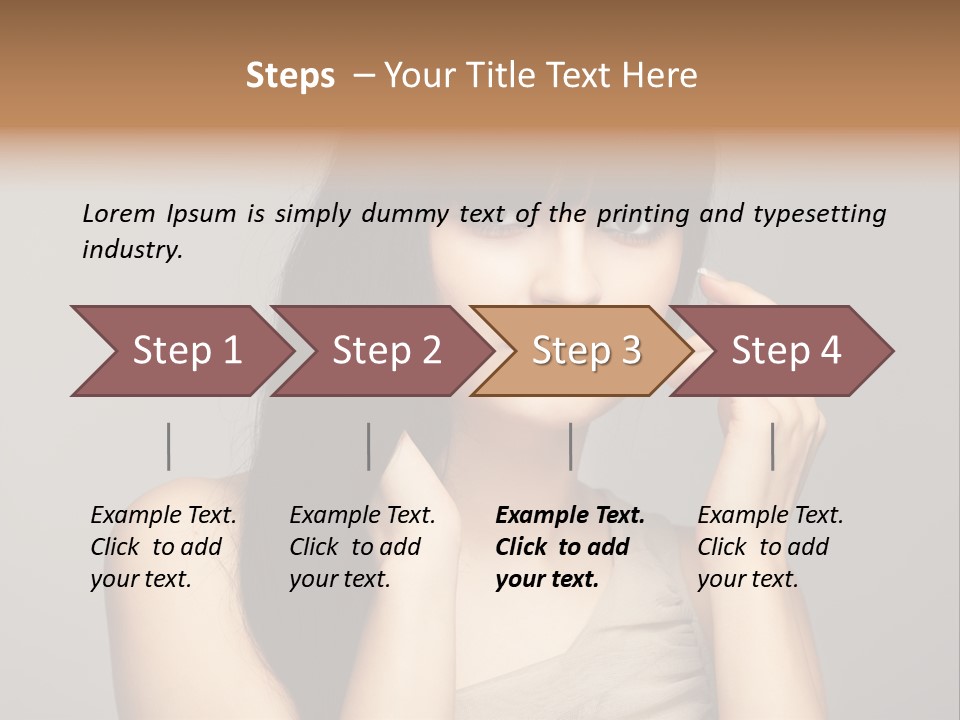 Studio Charming Shoulder PowerPoint Template