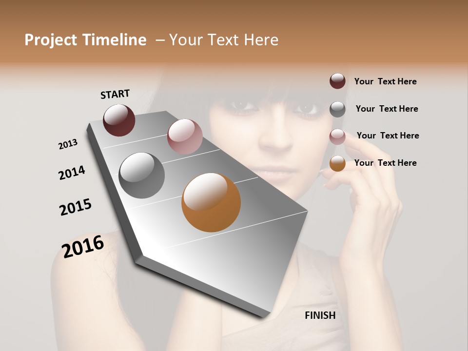 Studio Charming Shoulder PowerPoint Template