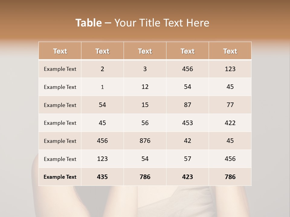 Studio Charming Shoulder PowerPoint Template
