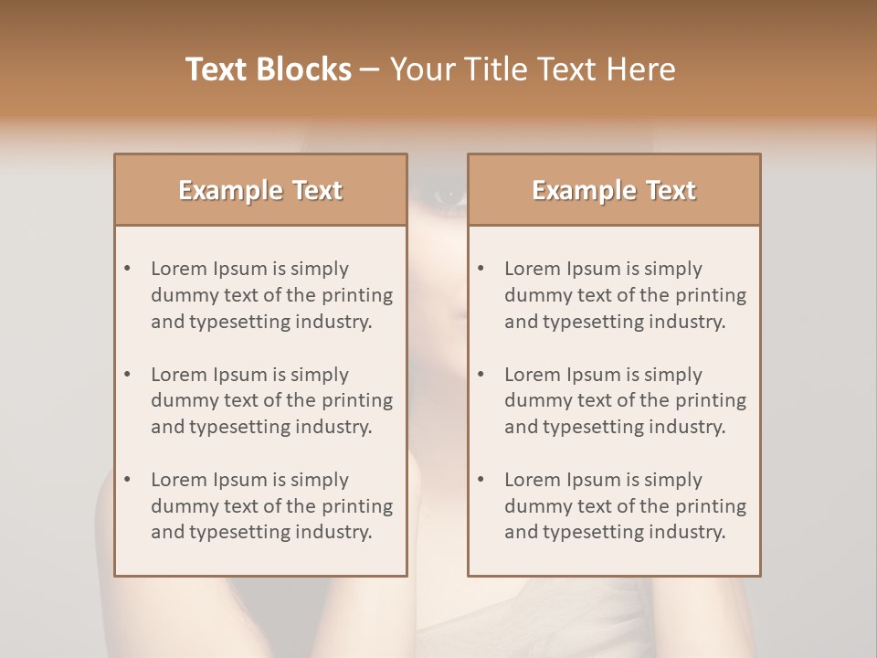 Studio Charming Shoulder PowerPoint Template